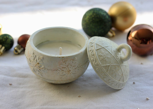 Bougie boule de Noël - Pâte à tartiner