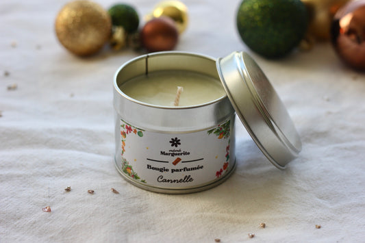Bougie boîte métal - Cannelle