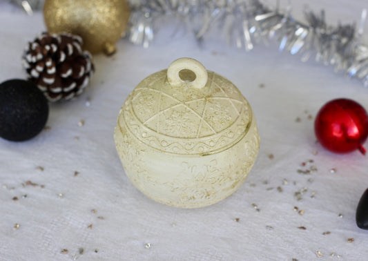 Bougie boule de Noël - Epices de Noël