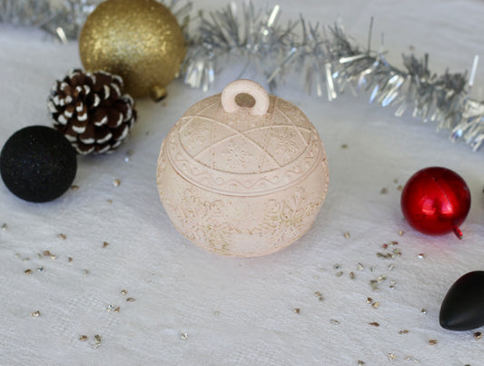 Bougie boule de Noël - Sapin de Noël