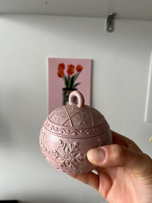 Bougie boule de Noël - Pâte à tartiner