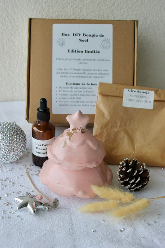 🕯️Box DIY Bougie de Noël - Sapin de Noël 🎄