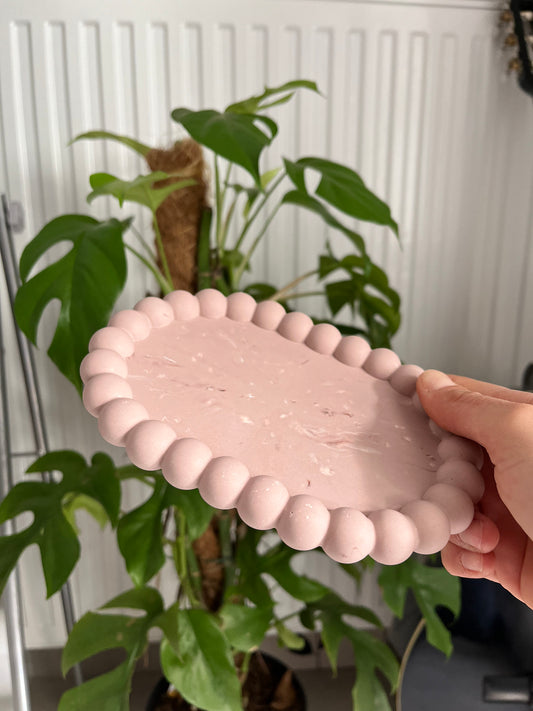 Coupelle ovale à bougie ou à bijoux - Marron ✨