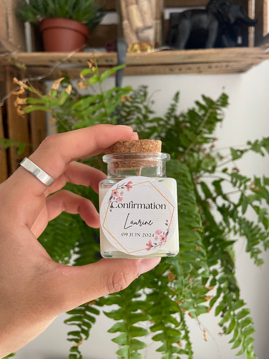 Bougie personnalisée - Confirmation 50g