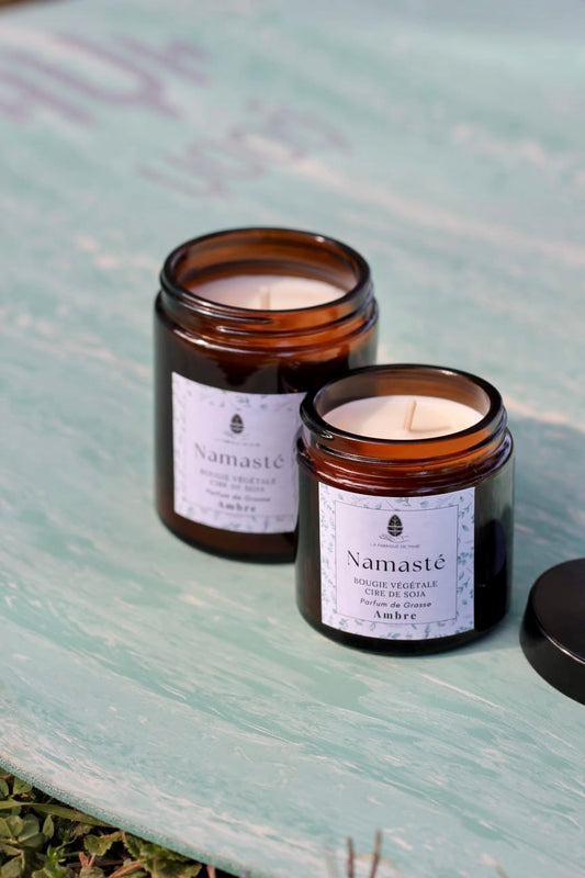 Bougie Yoga Namasté - Ambre