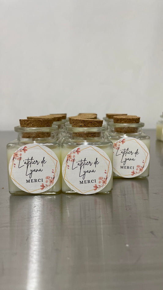 Bougie personnalisée - Logo entreprise 50g