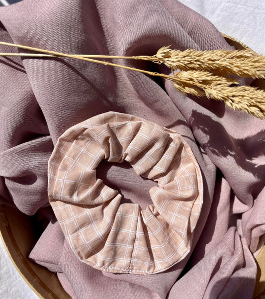 Chouchou en coton upcyclé