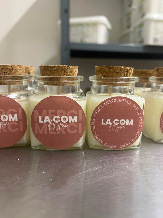 Bougie personnalisée - Logo entreprise 50g