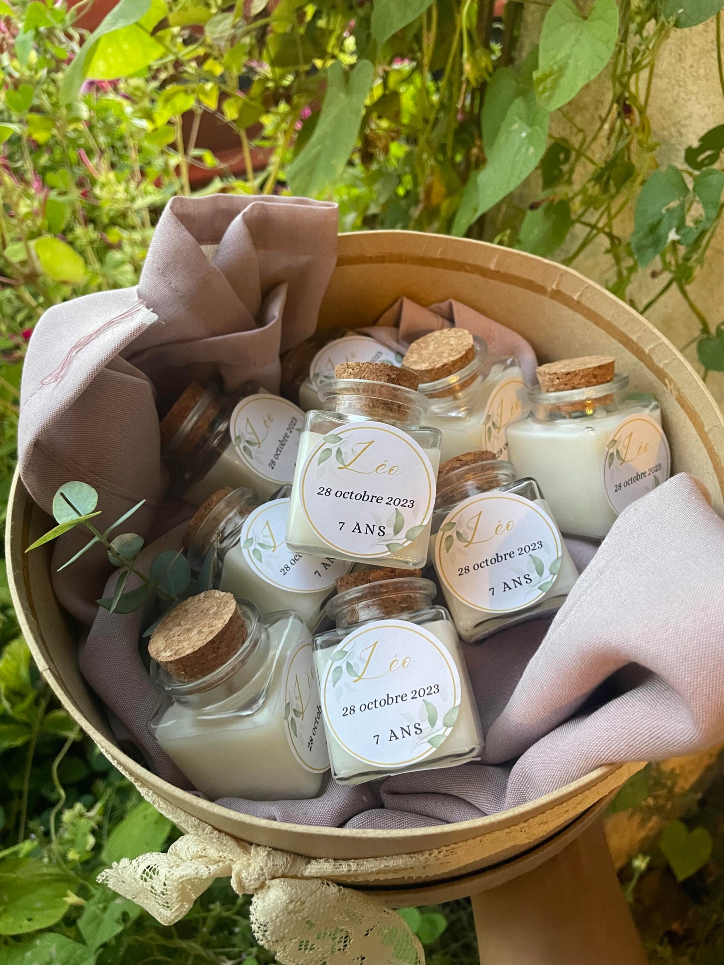 Bougie personnalisée - Anniversaire 50g